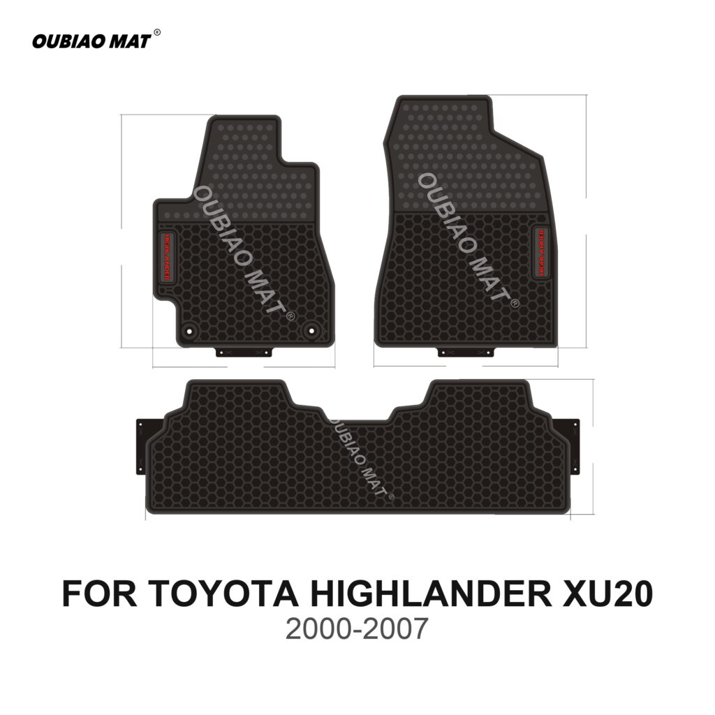 TOYOTA HIGHLANDER XU20 Car Floor Mats 2000-2007