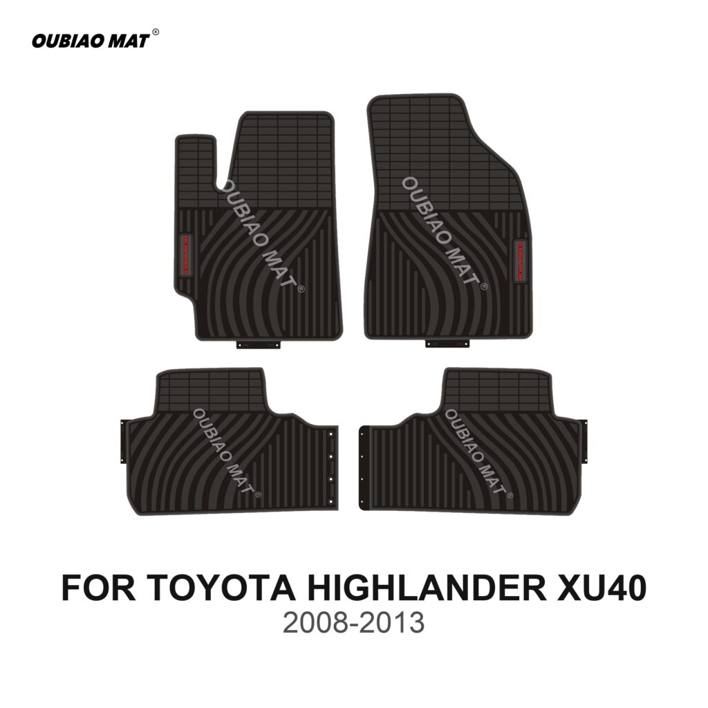 TOYOTA HIGHLANDER XU40 Car Floor Mats 2008-2013