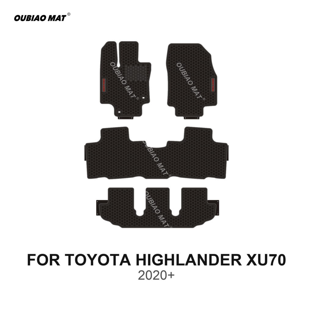 TOYOTA HIGHLANDER XU70 Tapetes para Carro 2020+ - tapetes para carro a la medida