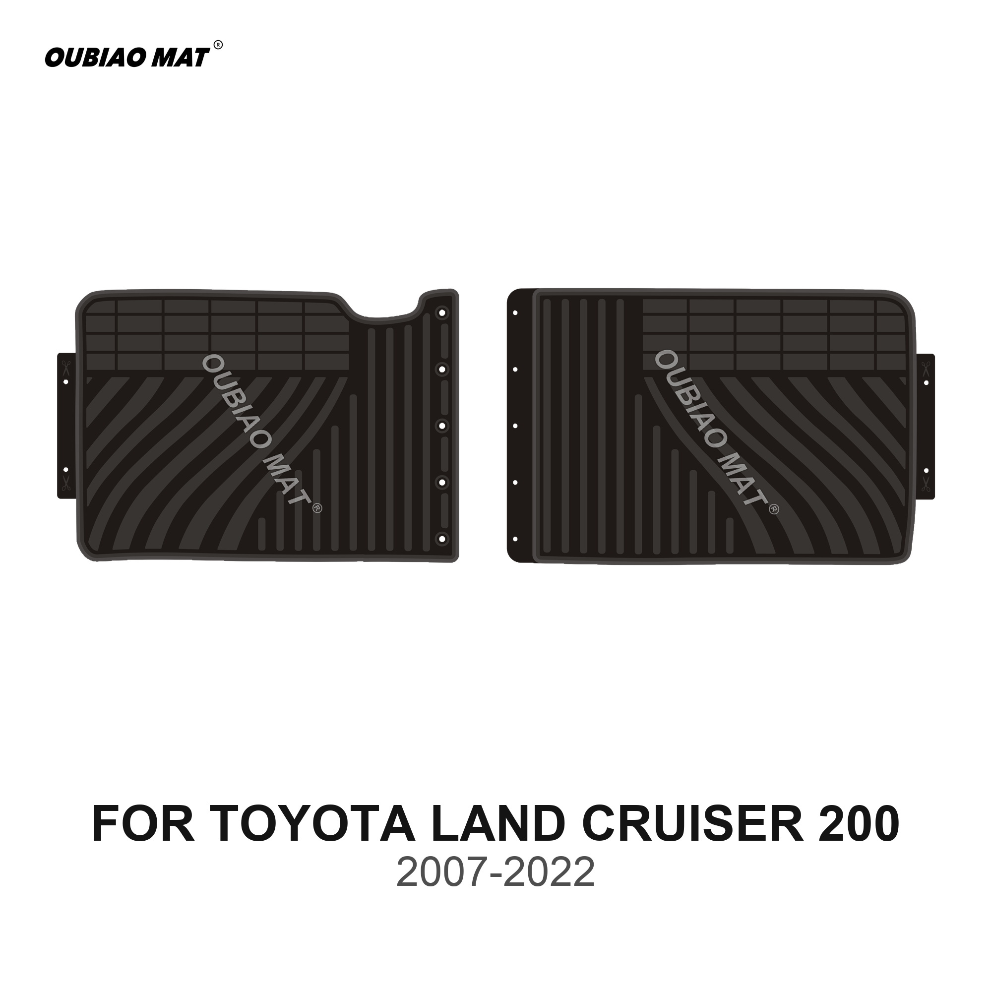 TOYOTA LAND CRUISER 200 Car Floor Mats 2007-2022