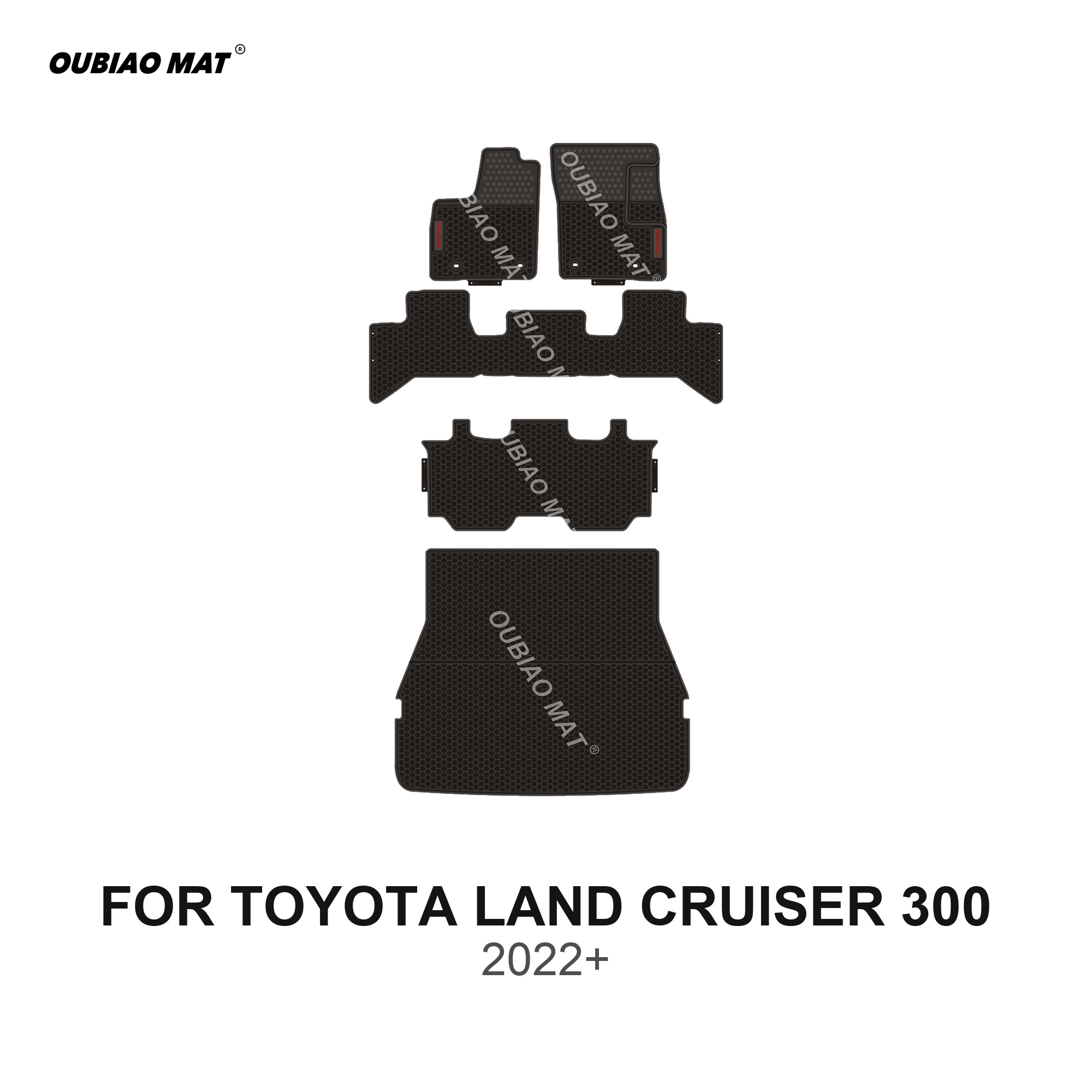 TOYOTA LAND CRUISER 300 Car Floor Mats 2022+