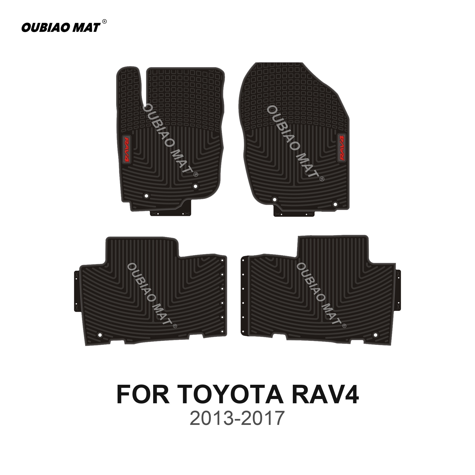 TOYOTA RAV4 Car Floor Mats 2013-2017