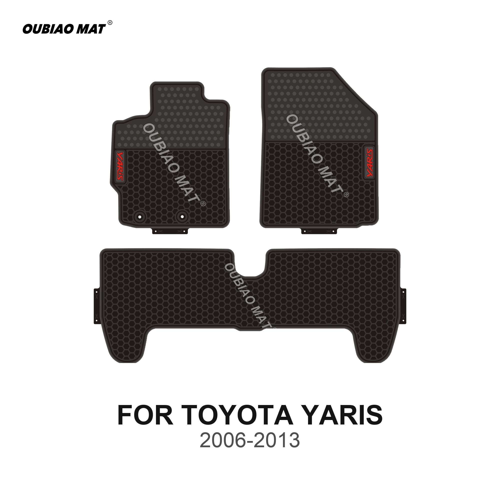 TOYOTA YARIS Car Floor Mats 2006-2013