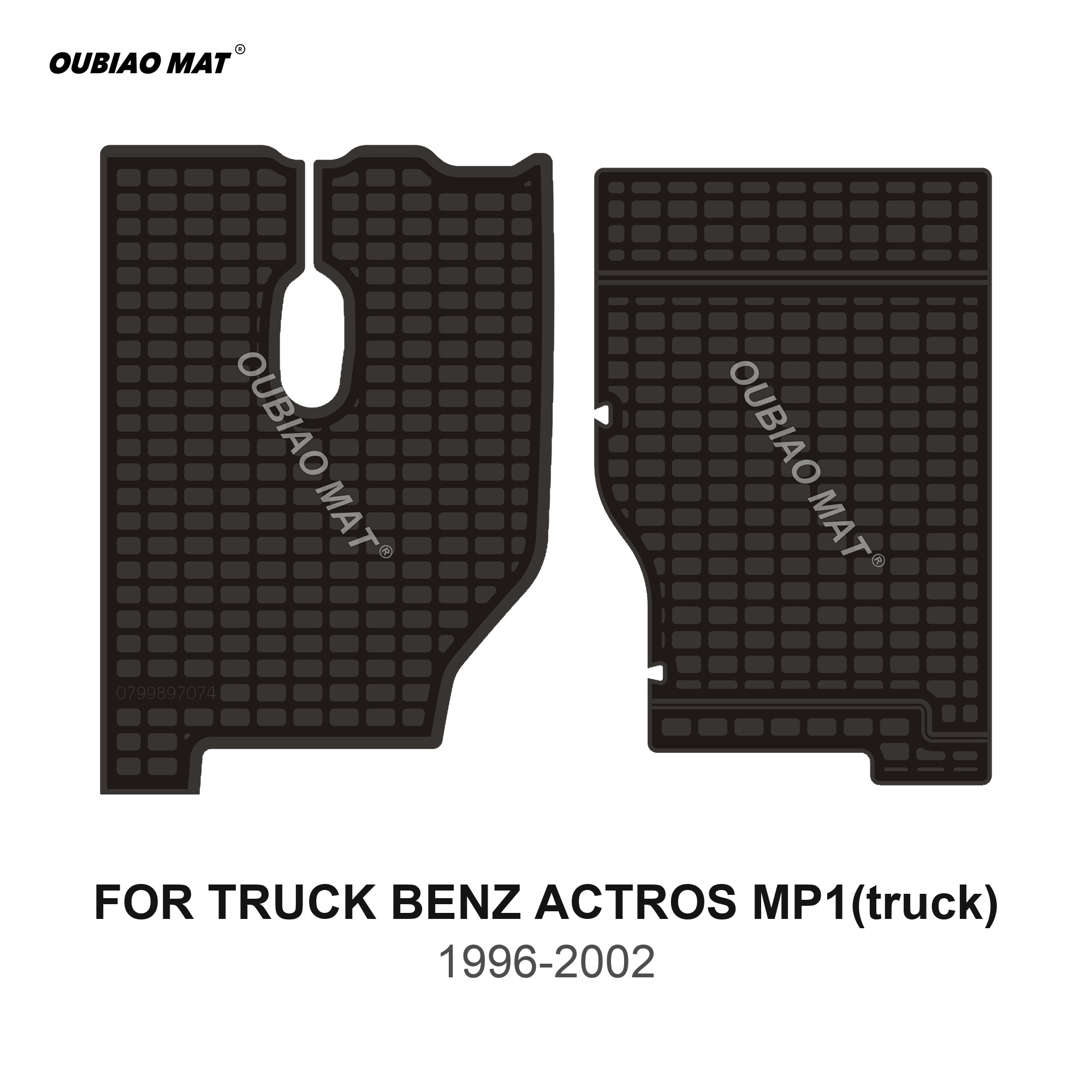 BENZ ACTROS MP1(truck) Truck Floor Mats 1996-2002