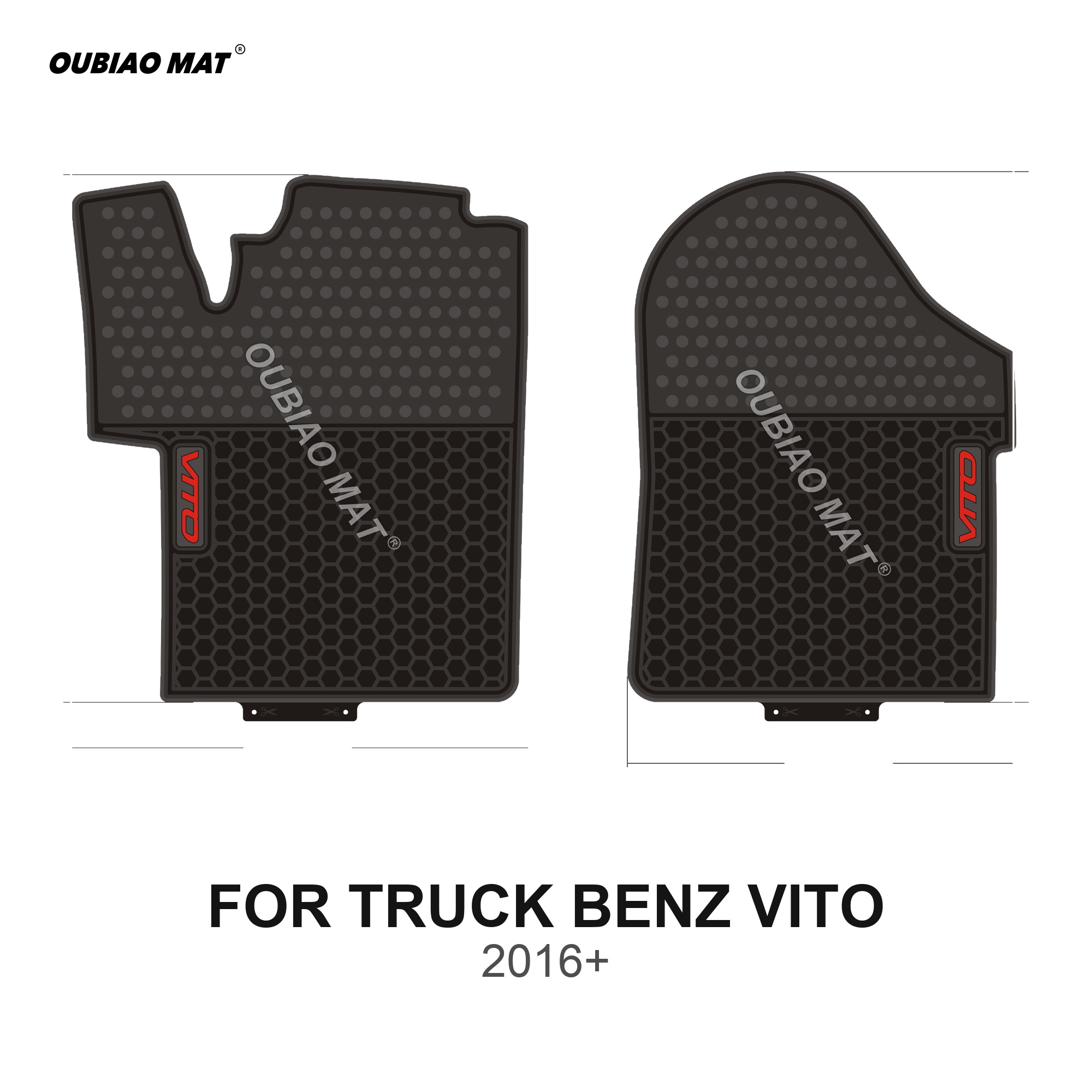 BENZ VITO Truck Floor Mats 2016+