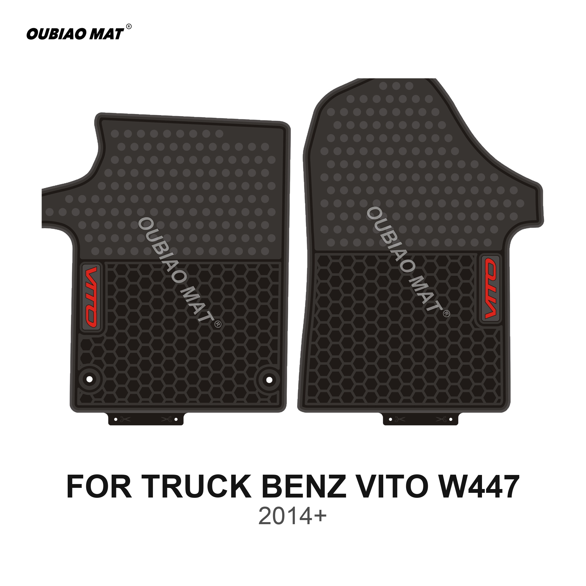 BENZ VITO W447 Truck Floor Mats 2014+
