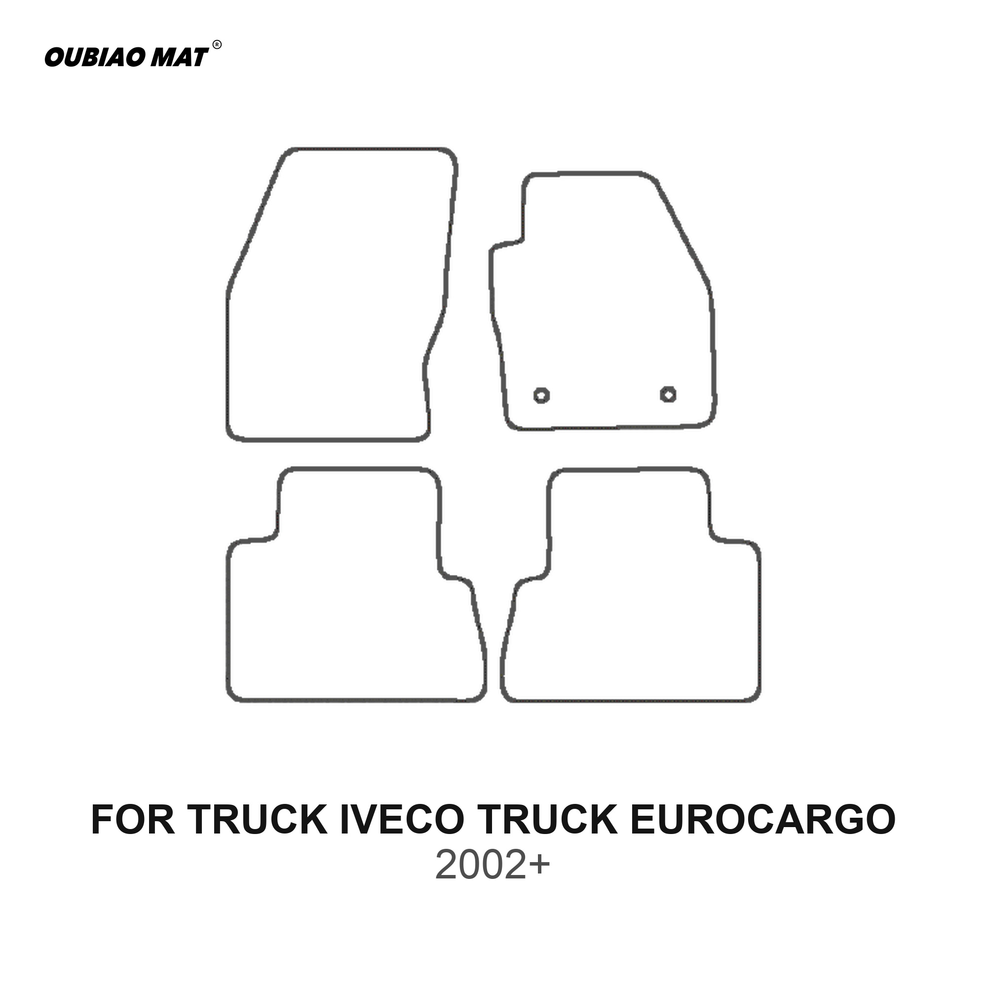 IVECO TRUCK EUROCARGO Truck Floor Mats 2002+