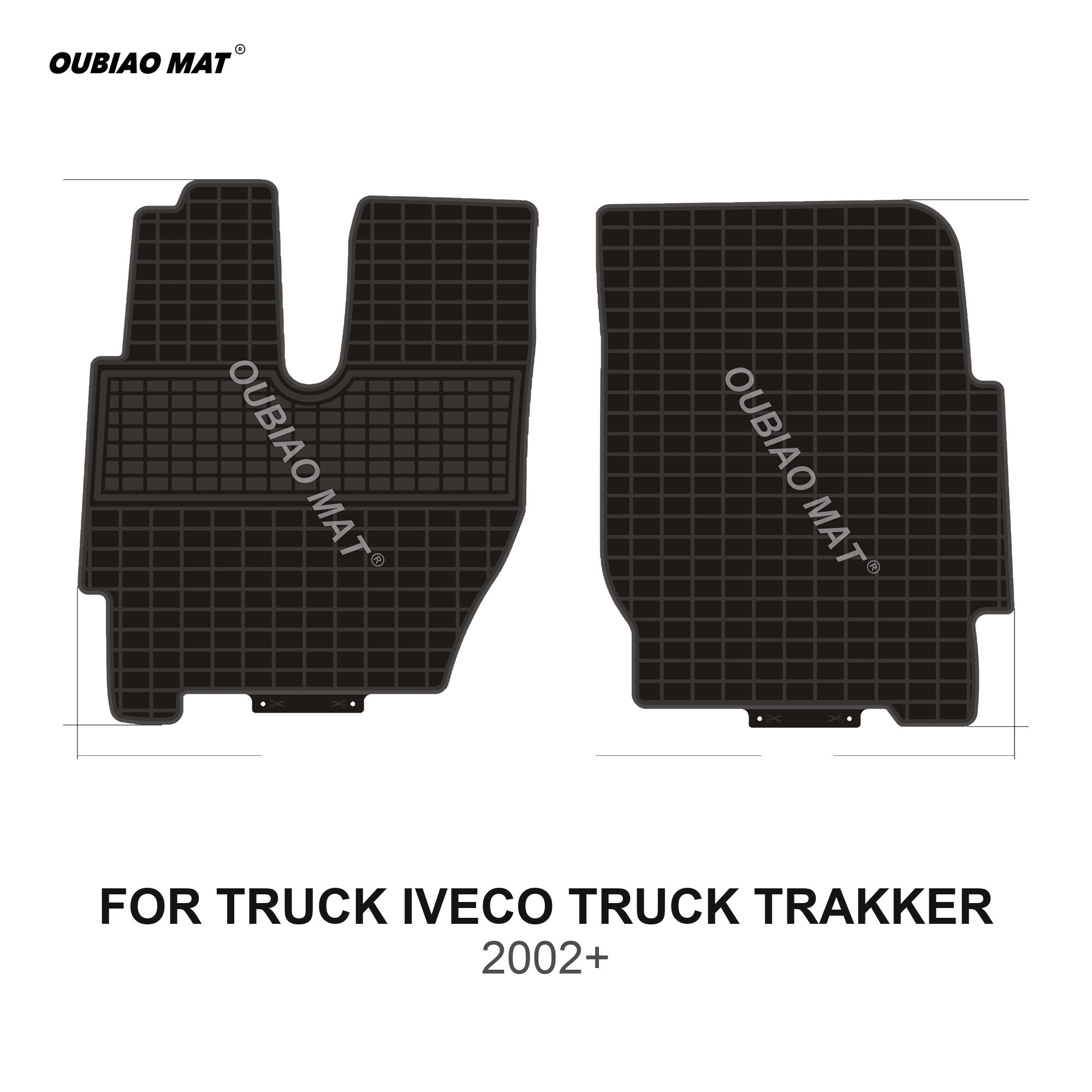 IVECO TRUCK TRAKKER Truck Floor Mats 2002+