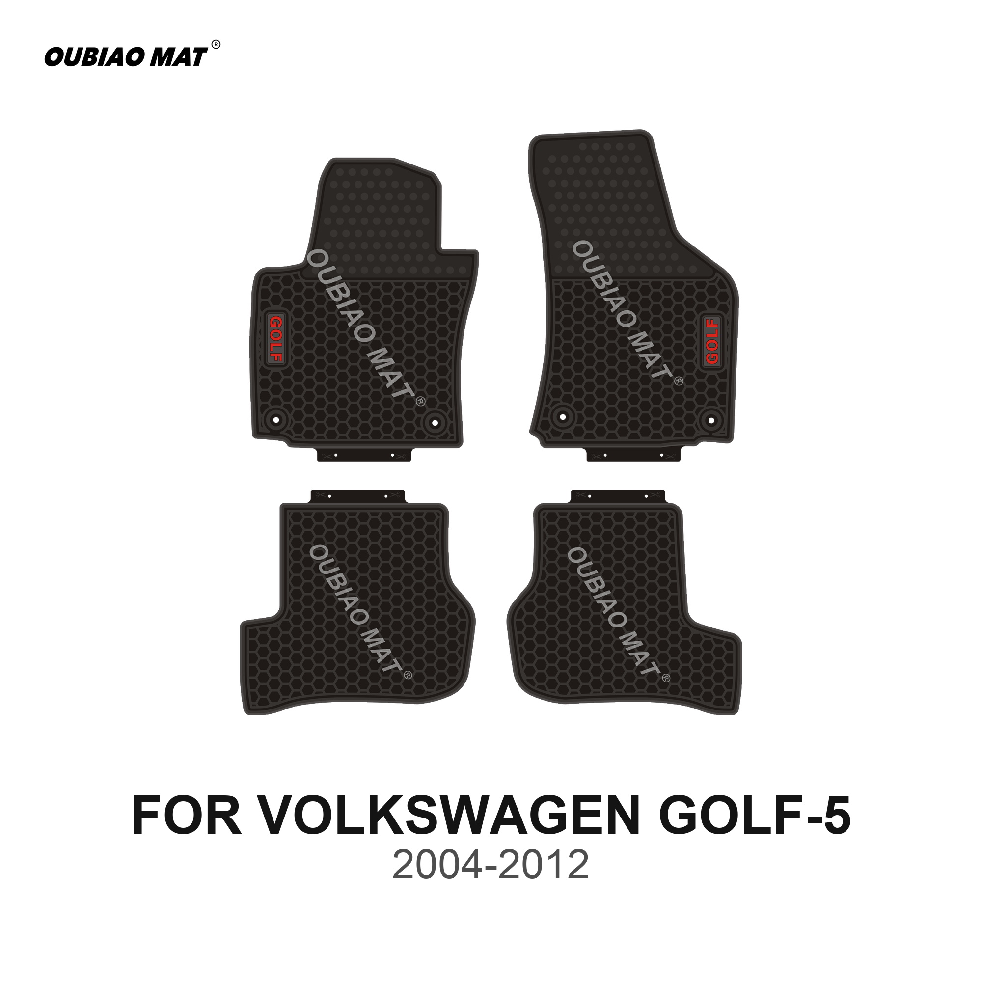 VOLKSWAGEN GOLF-5 Tapetes para Carro 2004-2012 - tapetes para carro a la medida