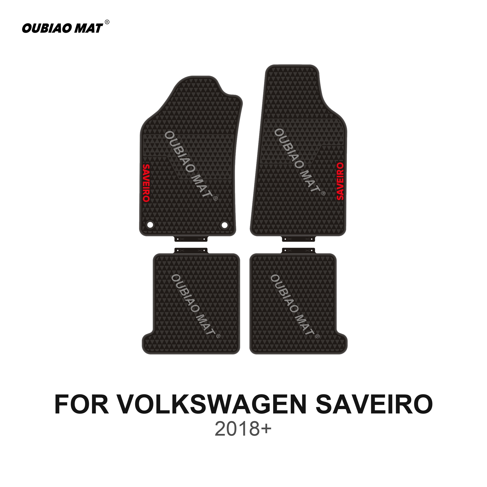 VOLKSWAGEN SAVEIRO Car Floor Mats 2018+