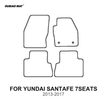 YUNDAI SANTAFE 7SEATS 2013-2017 Car Floor Mats