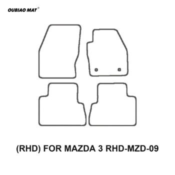 RHD MAZDA 3 RHD MZD 09 Car Floor Mats