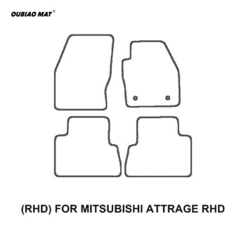 RHD MITSUBISHI ATTRAGE RHD Car Floor Mats