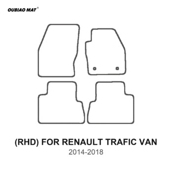 RHD RENAULT TRAFIC VAN 2014-2018 Car Floor Mats
