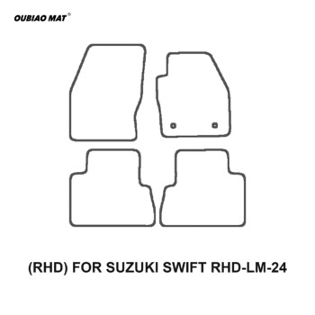 RHD SUZUKI SWIFT RHD LM 24 Car Floor Mats