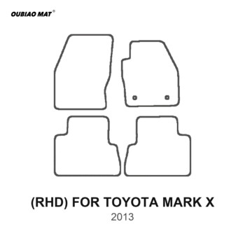 RHD TOYOTA MARK X 2013 Car Floor Mats
