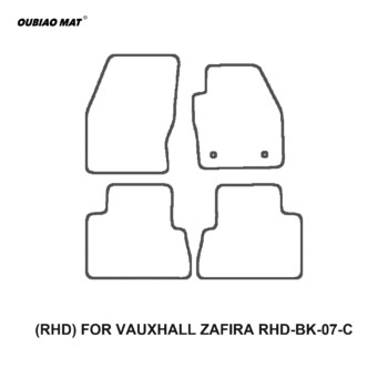 RHD VAUXHALL ZAFIRA RHD BK 07 C Car Floor Mats