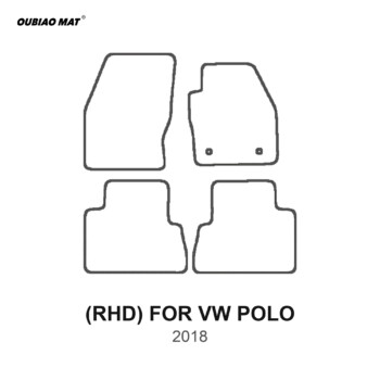 RHD VW POLO 2018 Car Floor Mats