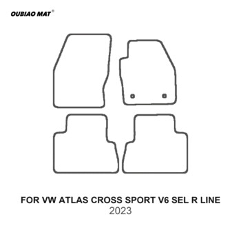 VW ATLAS CROSS SPORT V6 SEL R LINE 2023 Truck Floor Mats