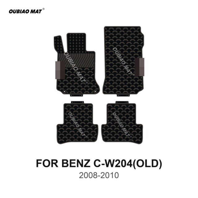 BENZ C-W204(OLD) Car Floor Mats 2008-2010
