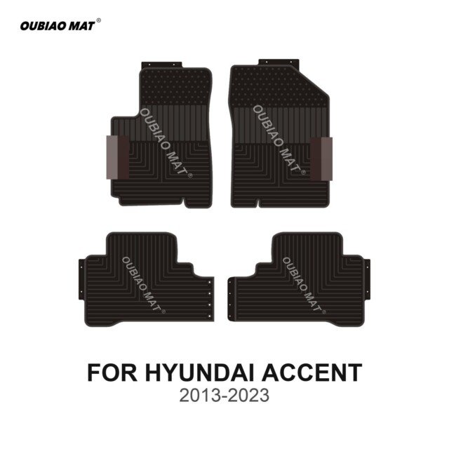 HYUNDAI ACCENT Car Floor Mats 2013-2023