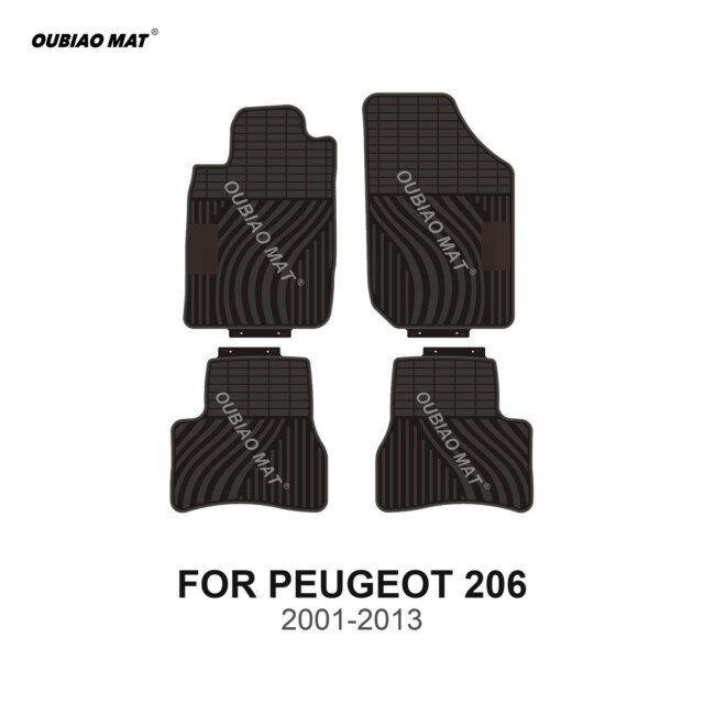 PEUGEOT 206 Car Floor Mats 2001-2013