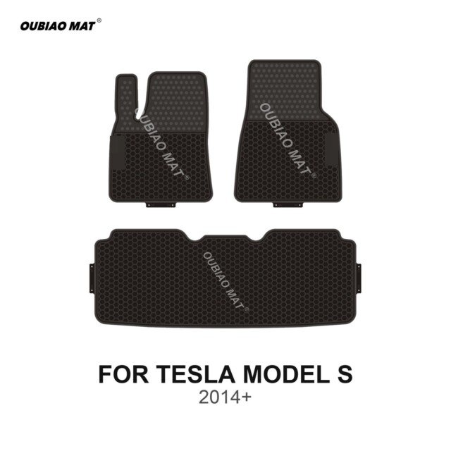 TESLA MODEL S Car Floor Mats 2014+